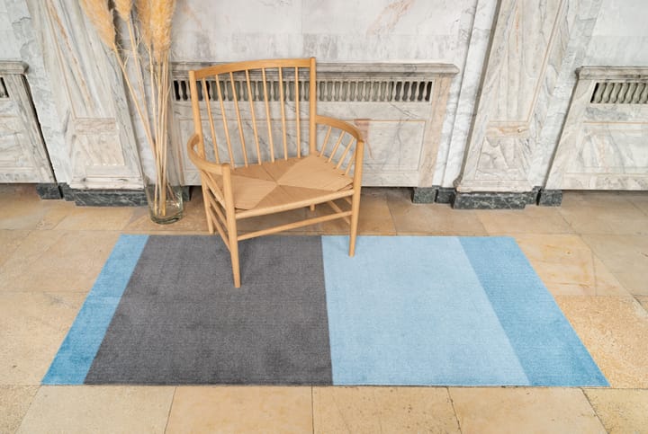 Chodnik Stripes pasy poziome, Blue-steel grey, 90x200 cm tica copenhagen