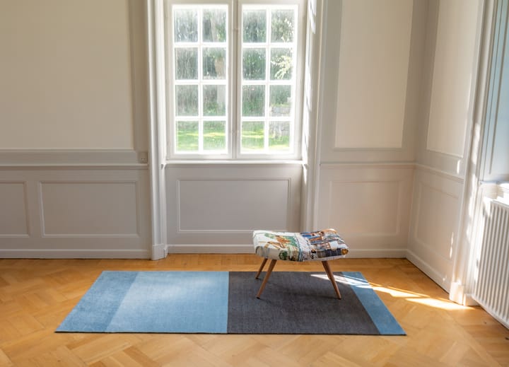 Chodnik Stripes pasy poziome, Blue-steel grey, 90x200 cm tica copenhagen