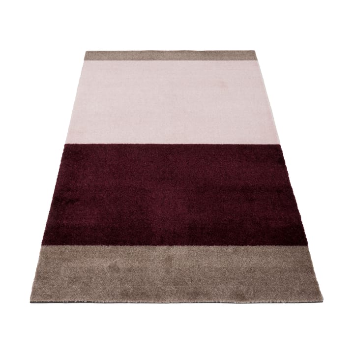 Chodnik Stripes pasy poziome - Bordeaux-rose-sand, 67x120 cm - Tica copenhagen