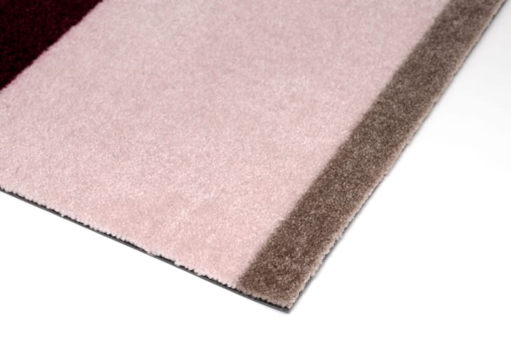 Chodnik Stripes pasy poziome, Bordeaux-rose-sand, 67x120 cm tica copenhagen