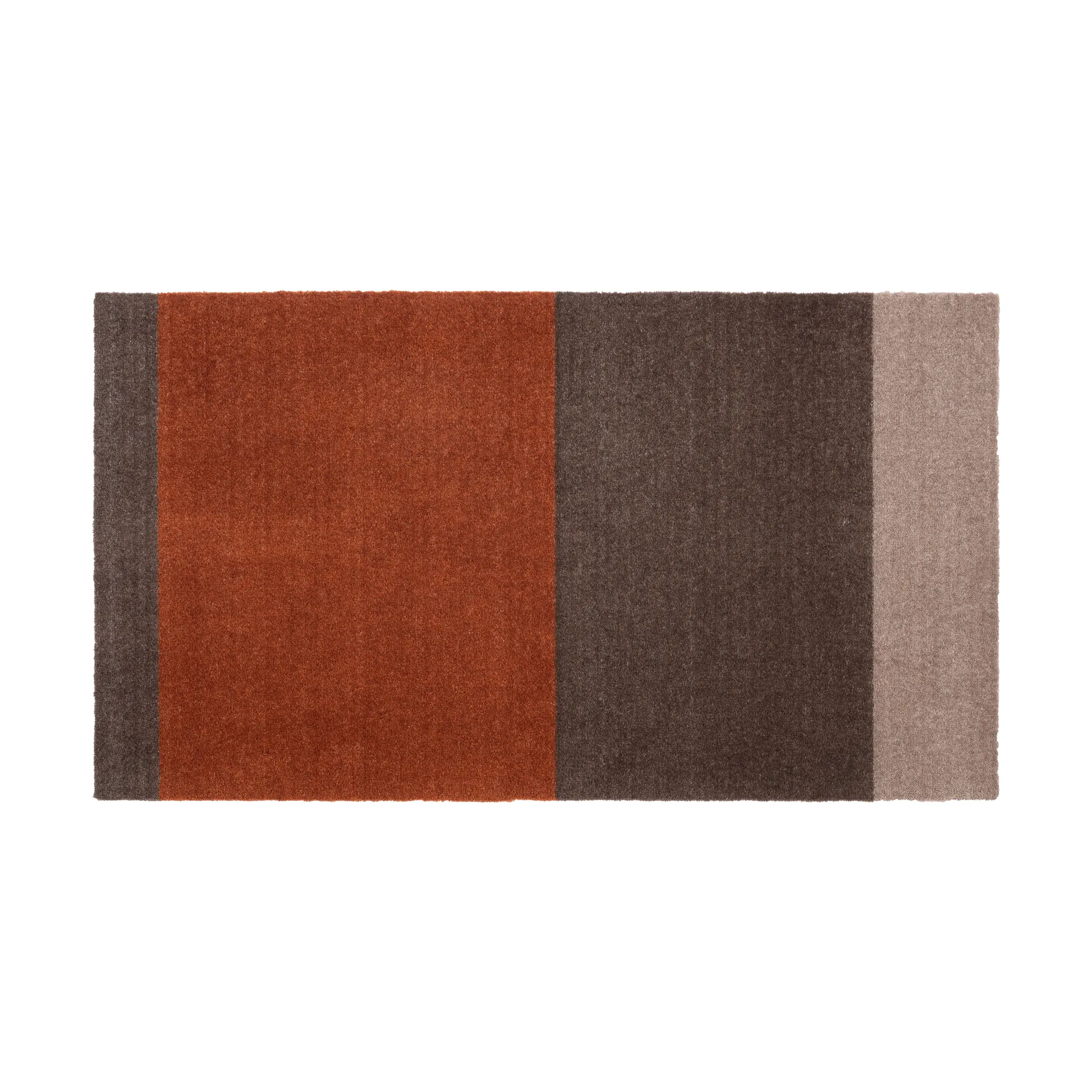 Chodnik Stripes pasy poziome, Brown-terrakotta 67x120 cm tica copenhagen