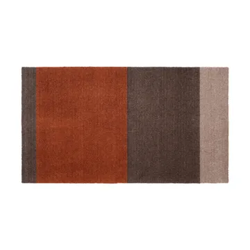 Chodnik Stripes pasy poziome - Brown-terrakotta 67x120 cm - tica copenhagen