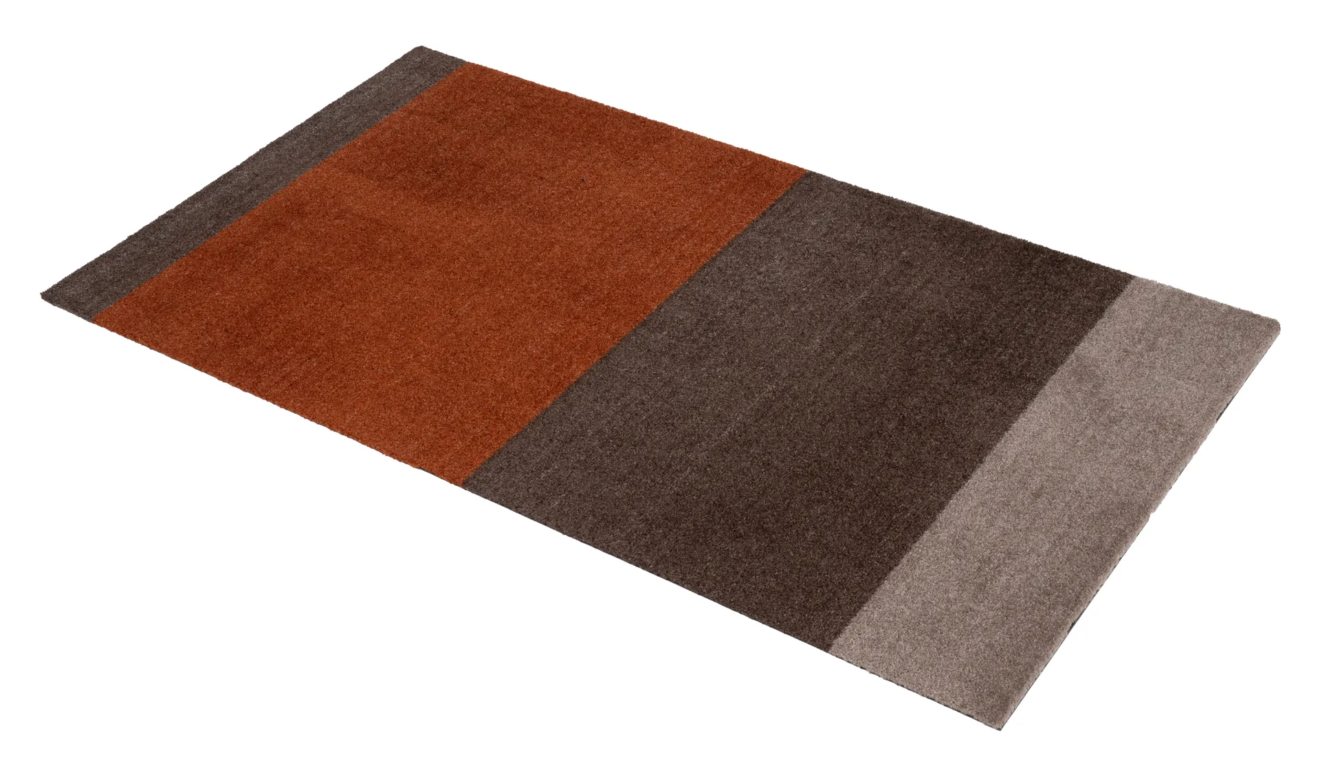 Chodnik Stripes pasy poziome, Brown-terrakotta 67x120 cm tica copenhagen