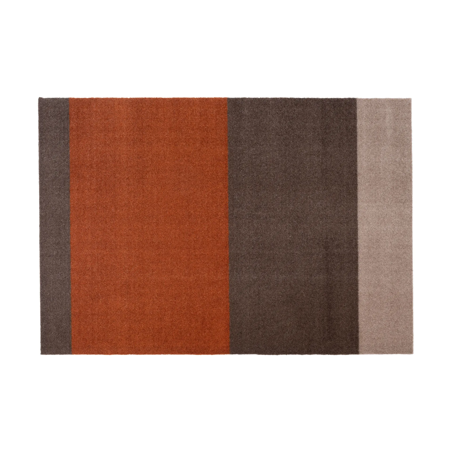 Chodnik Stripes pasy poziome, Brown-terrakotta 90x130 cm tica copenhagen