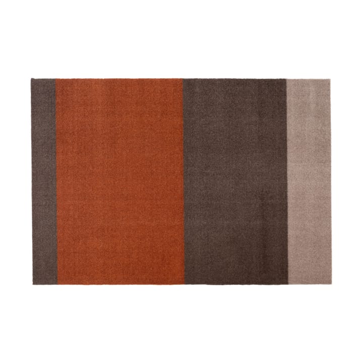 Chodnik Stripes pasy poziome - Brown-terrakotta 90x130 cm - Tica copenhagen