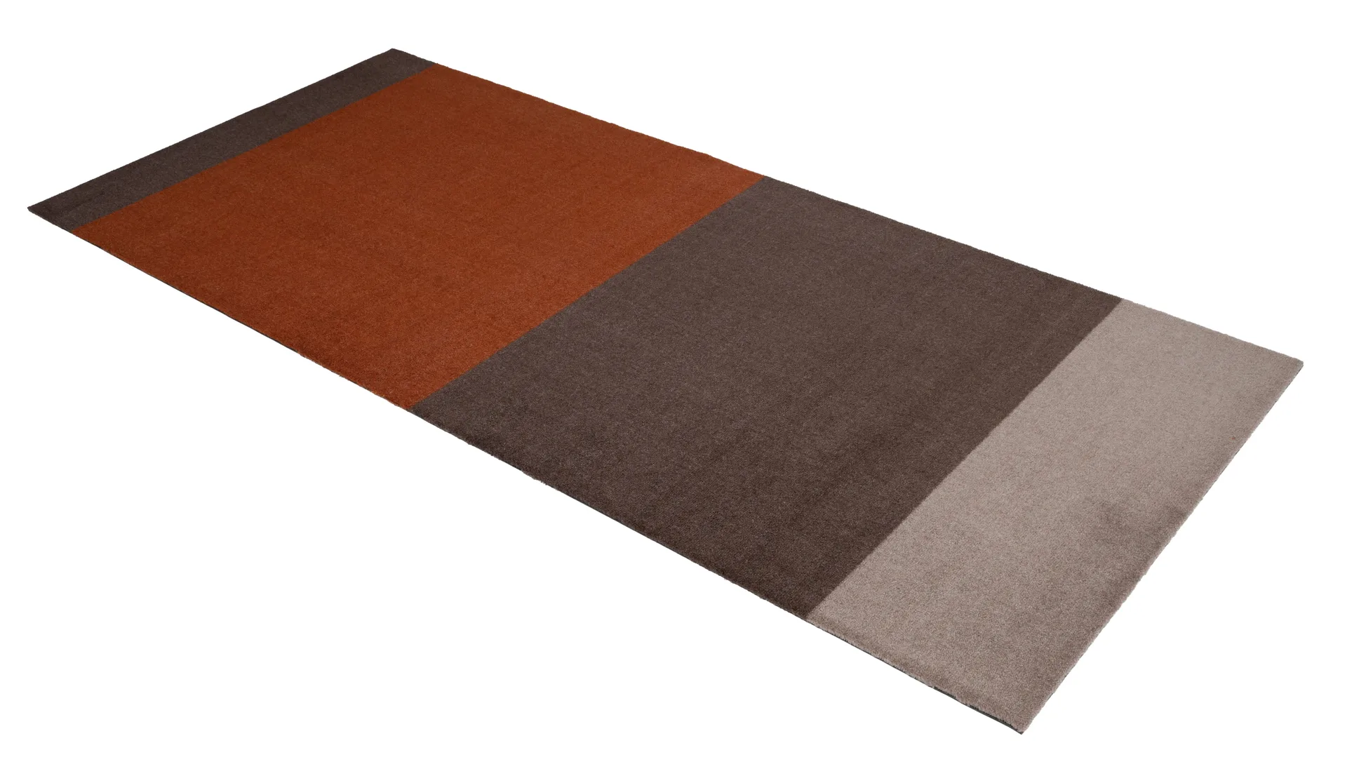 Chodnik Stripes pasy poziome, Brown-terrakotta 90x200 cm tica copenhagen