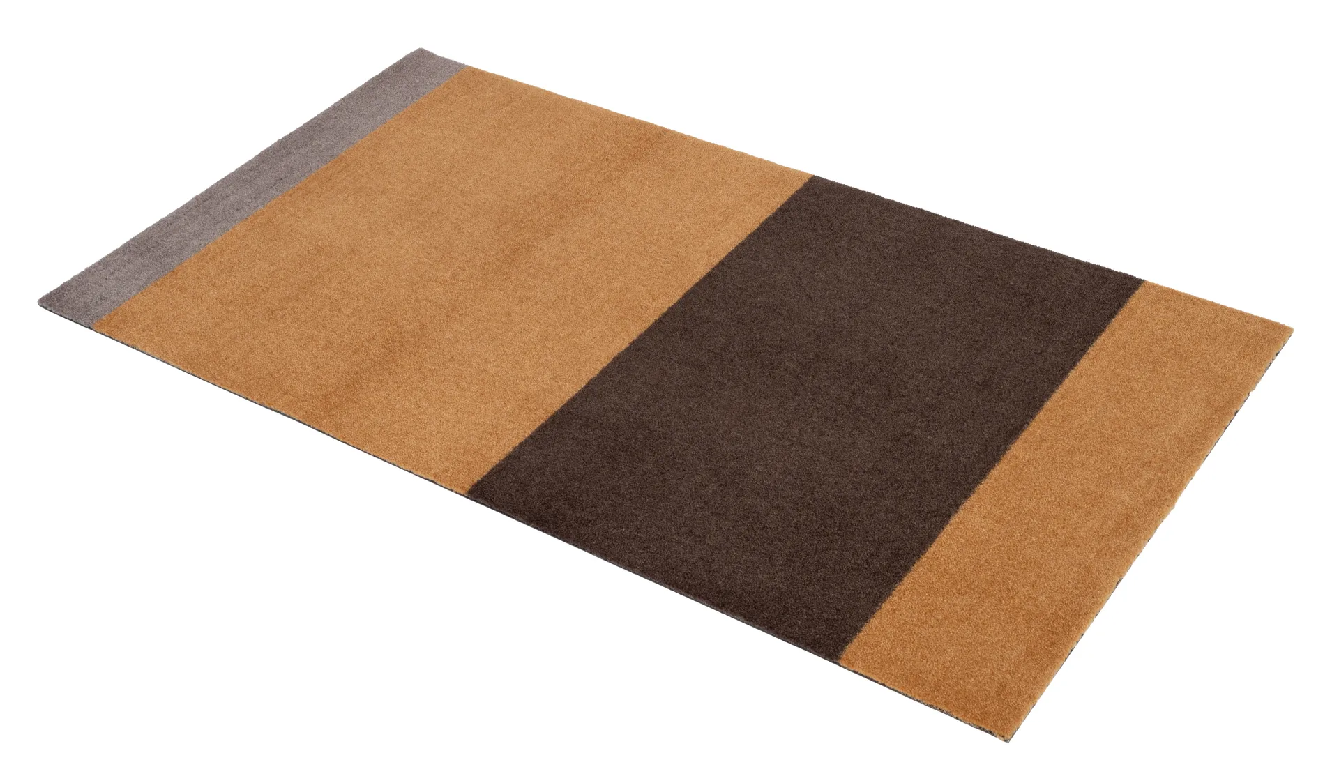 Chodnik Stripes pasy poziome, Dijon-brown-sand, 67x120 cm tica copenhagen