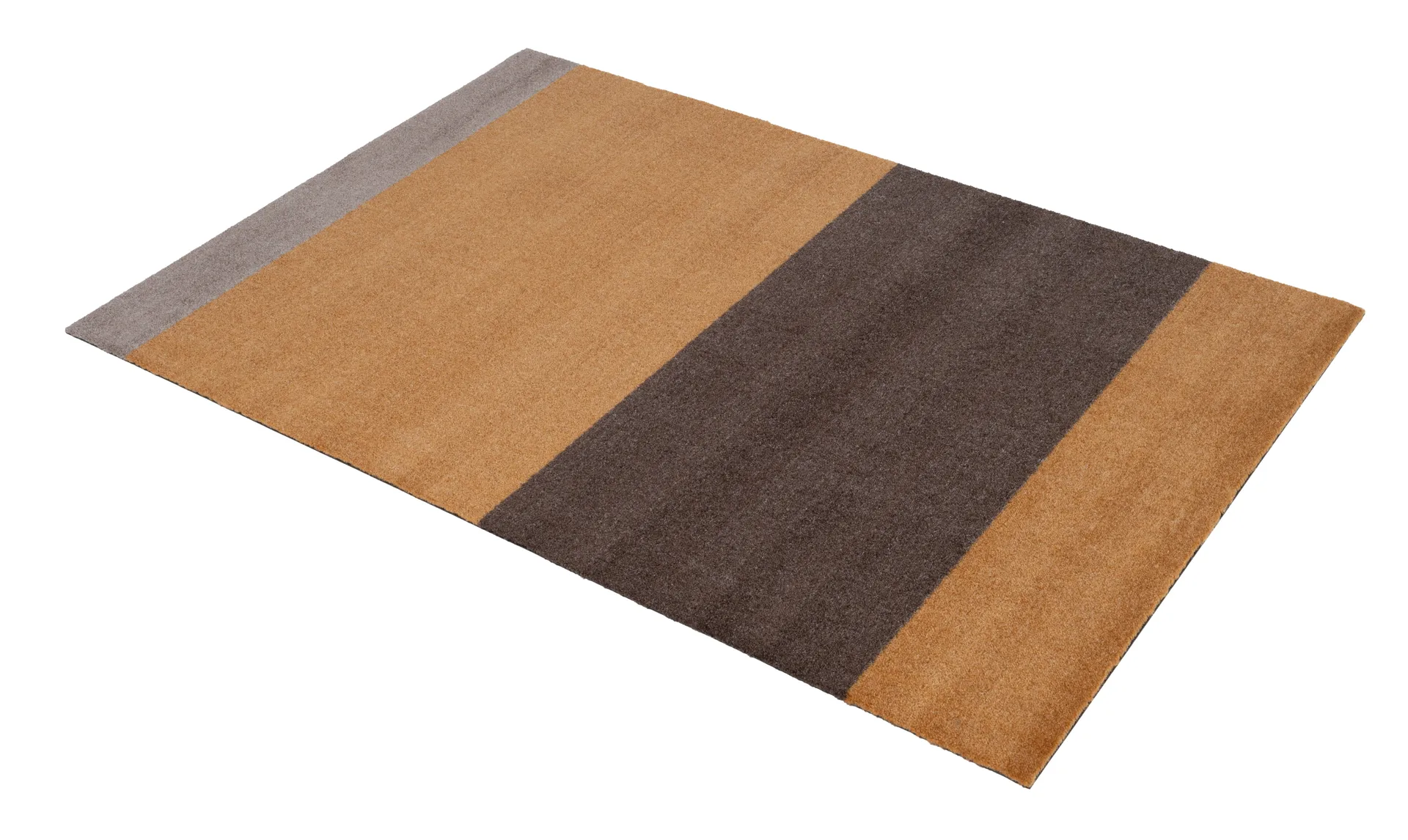 Chodnik Stripes pasy poziome, Dijon-brown-sand, 90x130 cm tica copenhagen