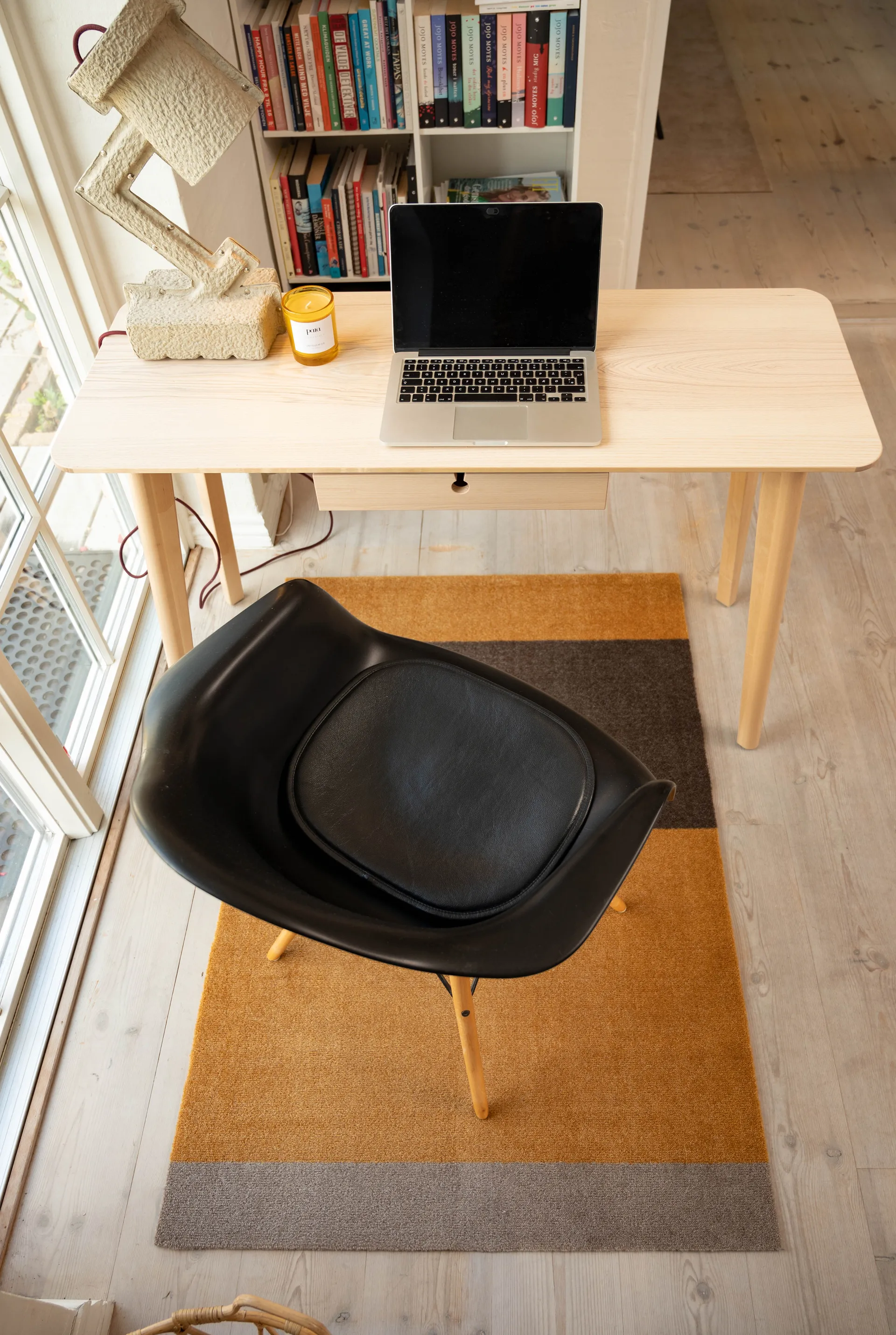 Chodnik Stripes pasy poziome, Dijon-brown-sand, 90x130 cm tica copenhagen