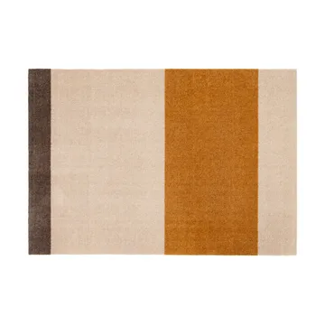 Chodnik Stripes pasy poziome - Ivory-dijon-brown, 90x130 cm - tica copenhagen