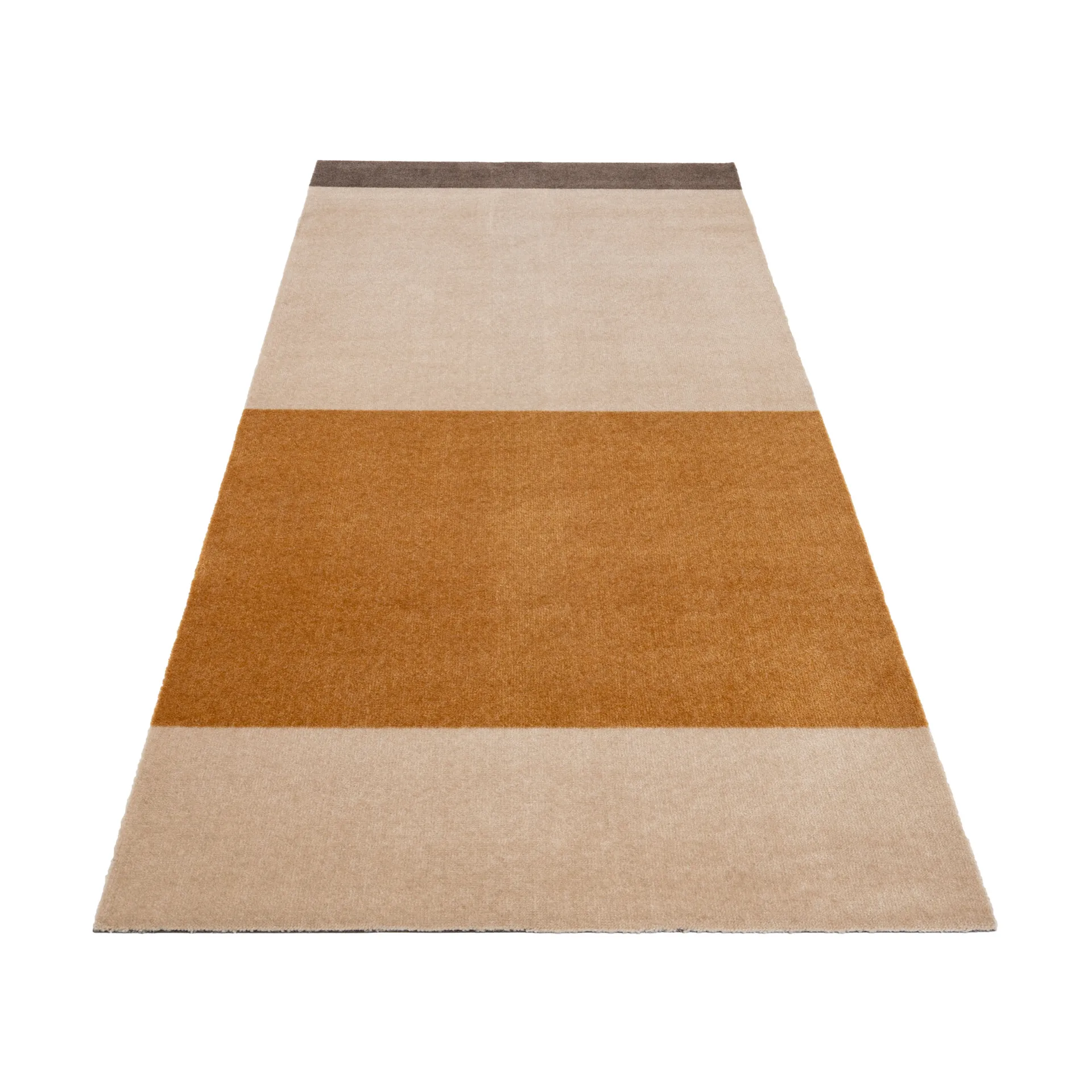 Chodnik Stripes pasy poziome, Ivory-dijon-brown, 90x200 cm tica copenhagen