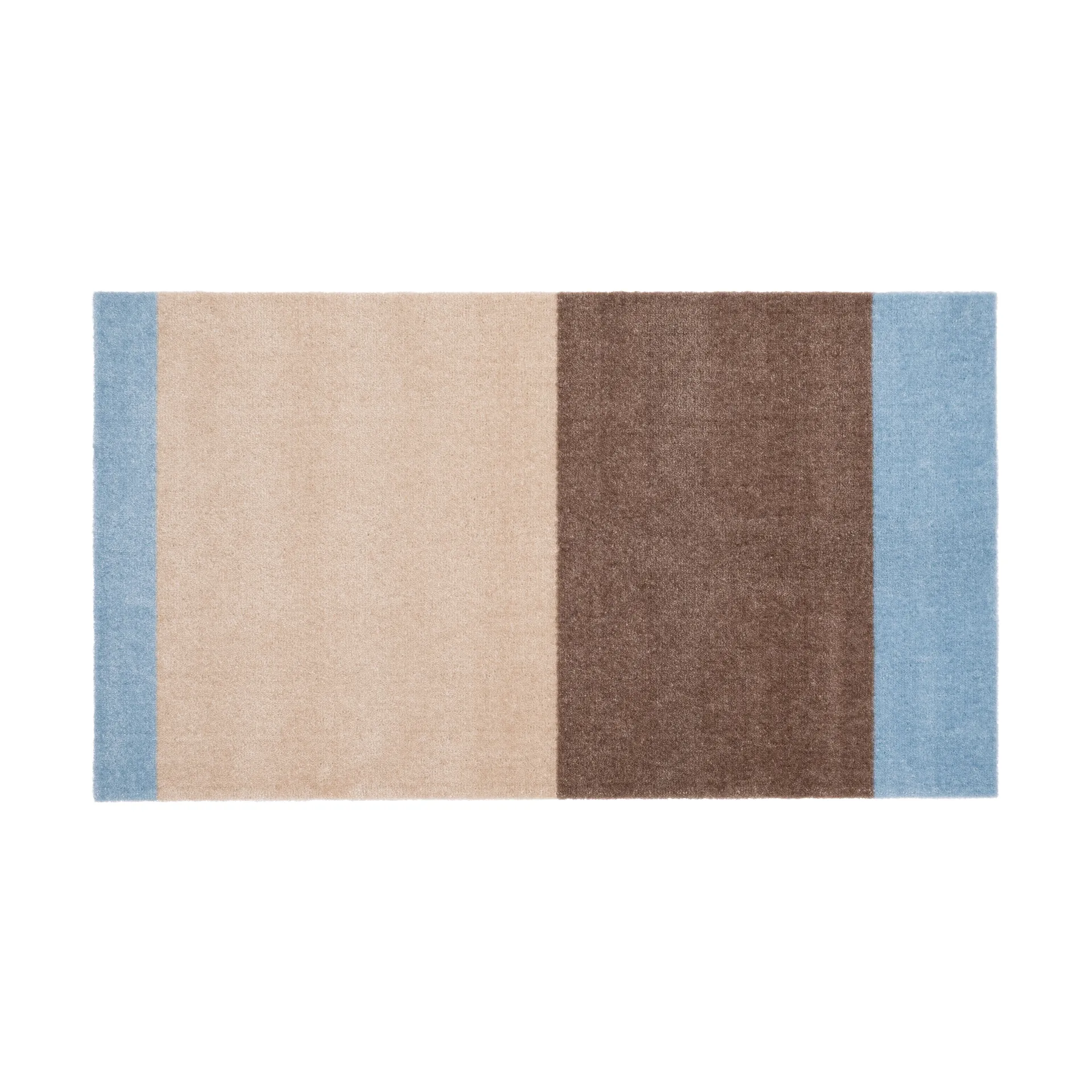 Chodnik Stripes pasy poziome, Ivory-sand-blue, 67x120 cm tica copenhagen