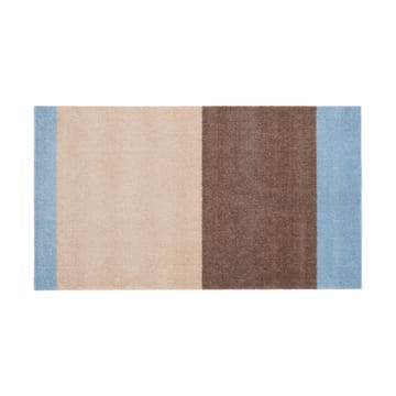 Chodnik Stripes pasy poziome - Ivory-sand-blue, 67x120 cm - tica copenhagen