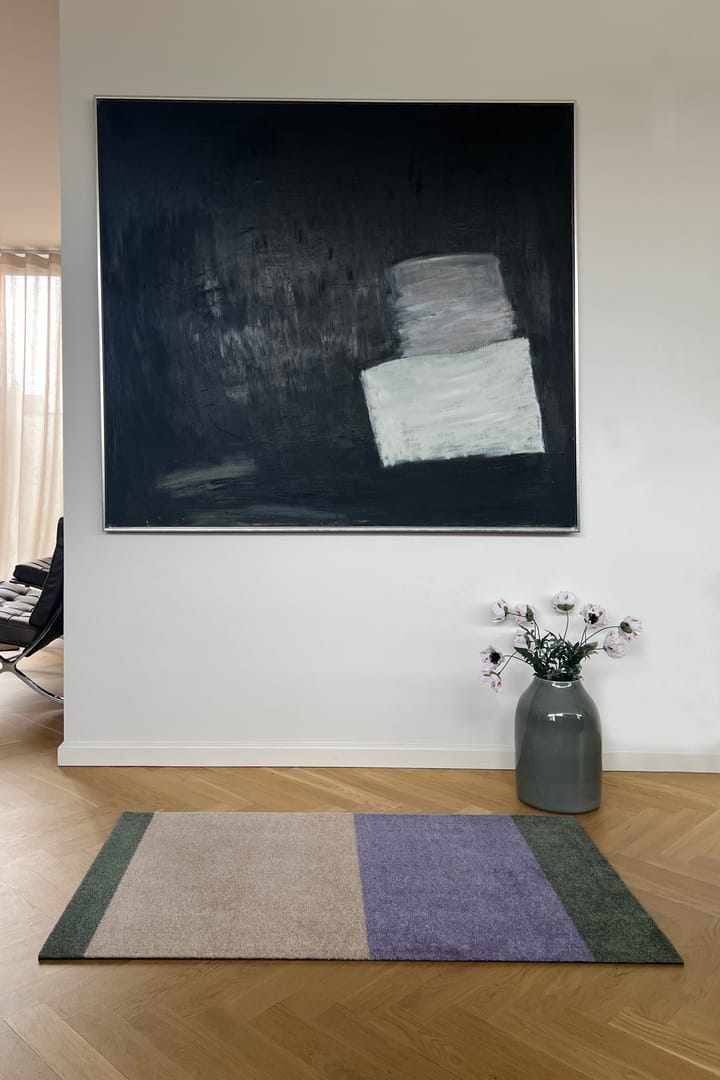 Chodnik Stripes pasy poziome, Lilac-ivory-green, 67x120 cm tica copenhagen