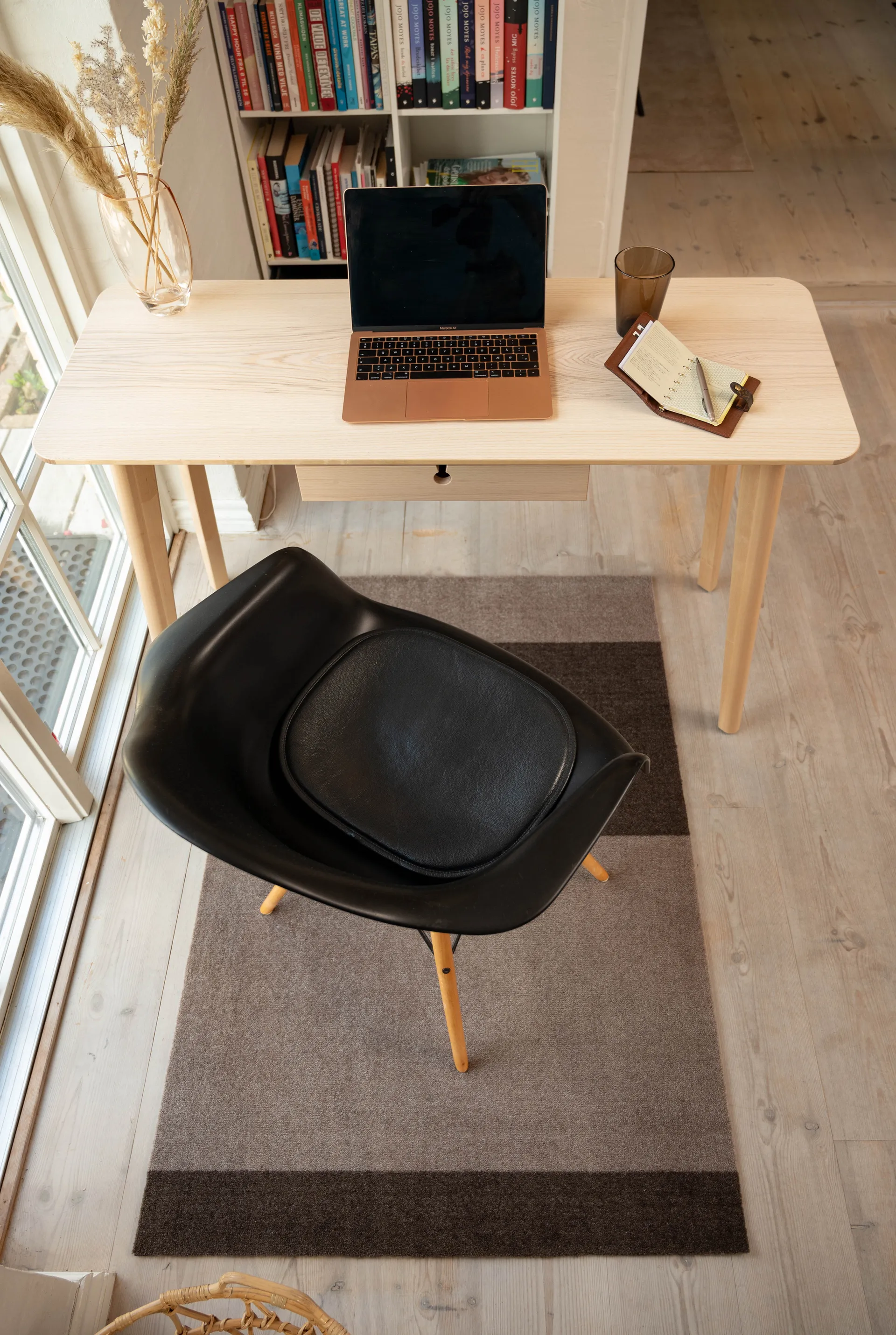 Chodnik Stripes pasy poziome, Sand-brown, 90x130 cm tica copenhagen