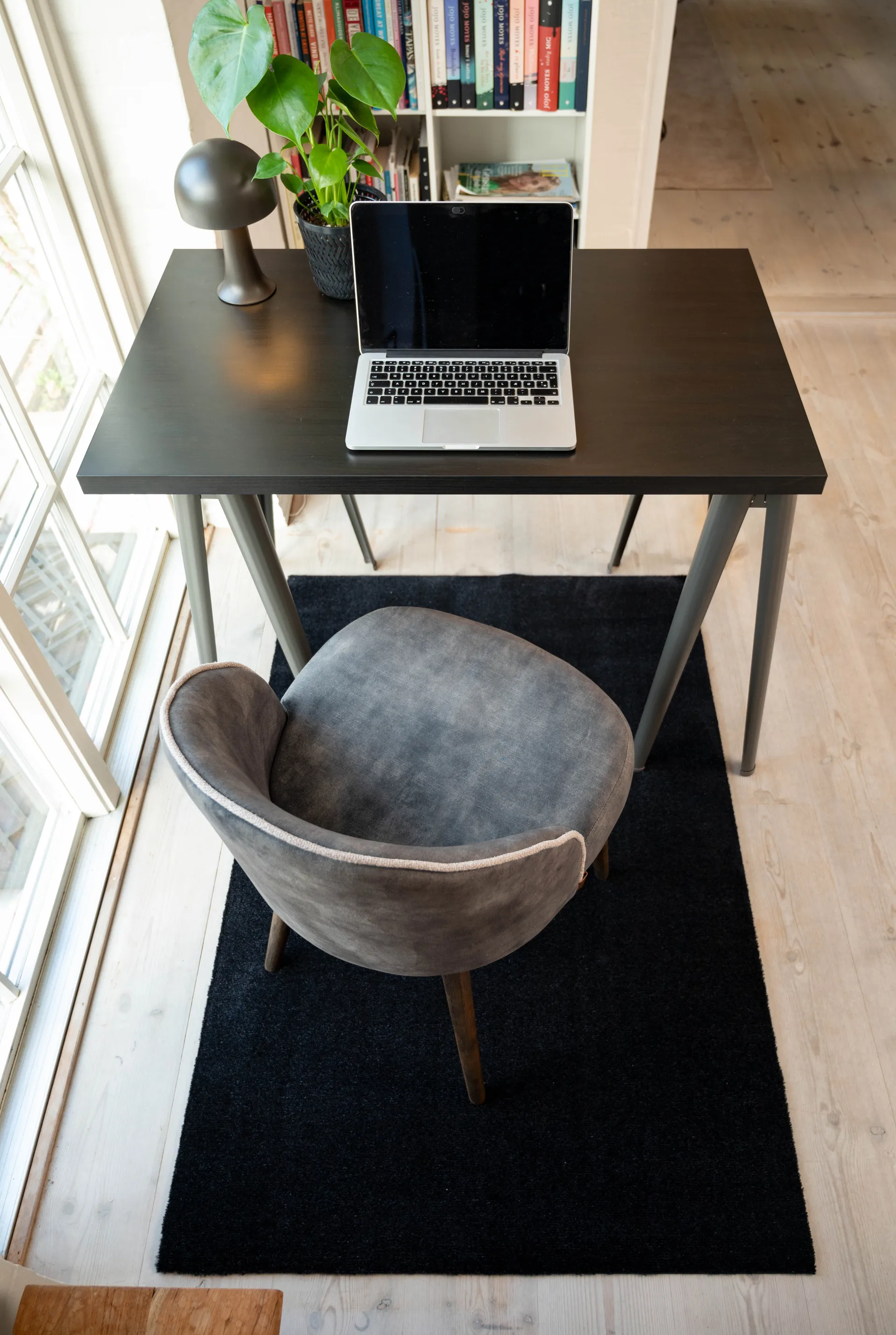 Chodnik Unicolor, Black, 90x130 cm tica copenhagen