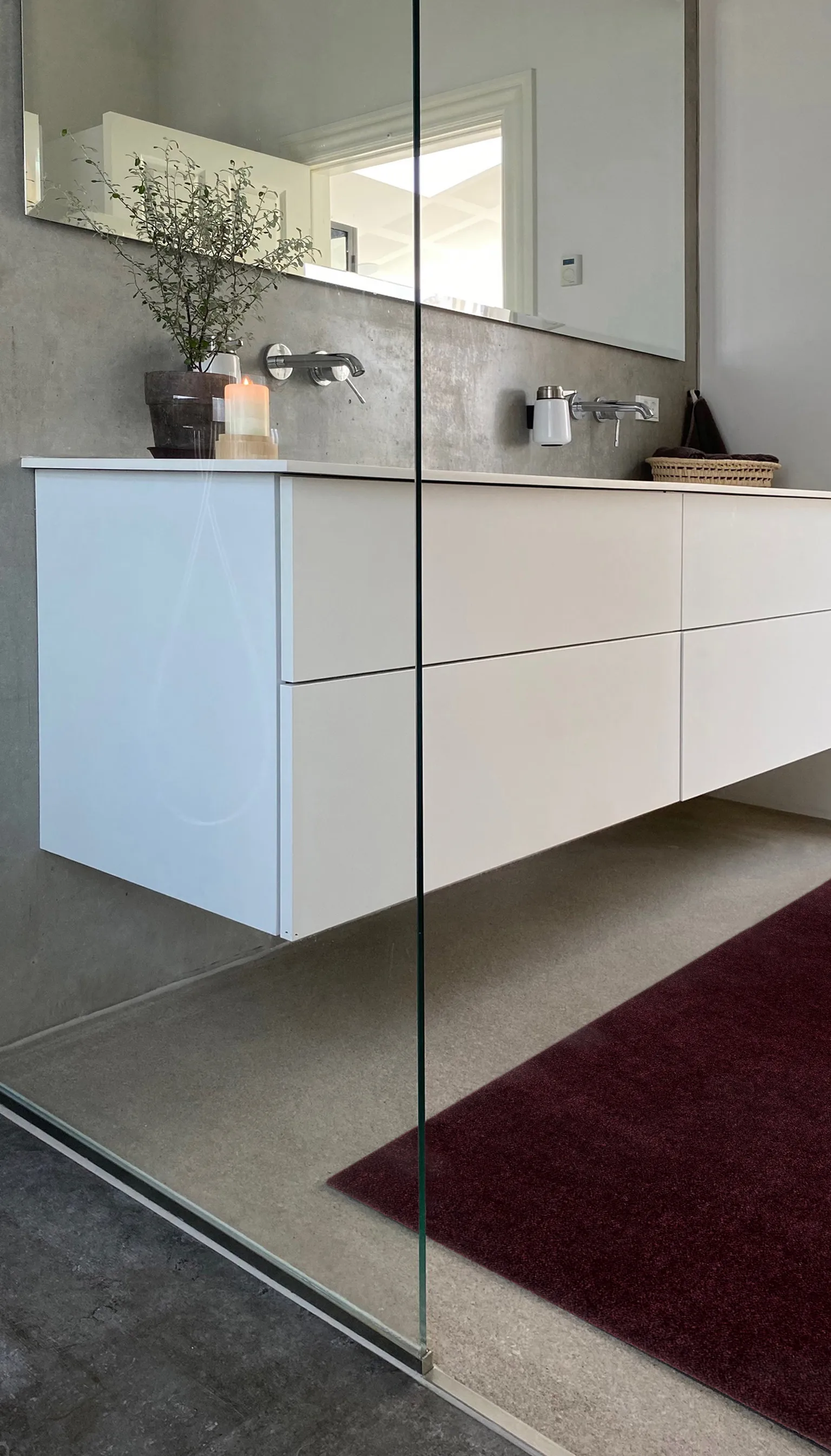 Chodnik Unicolor, Bordeaux, 67x120 cm tica copenhagen