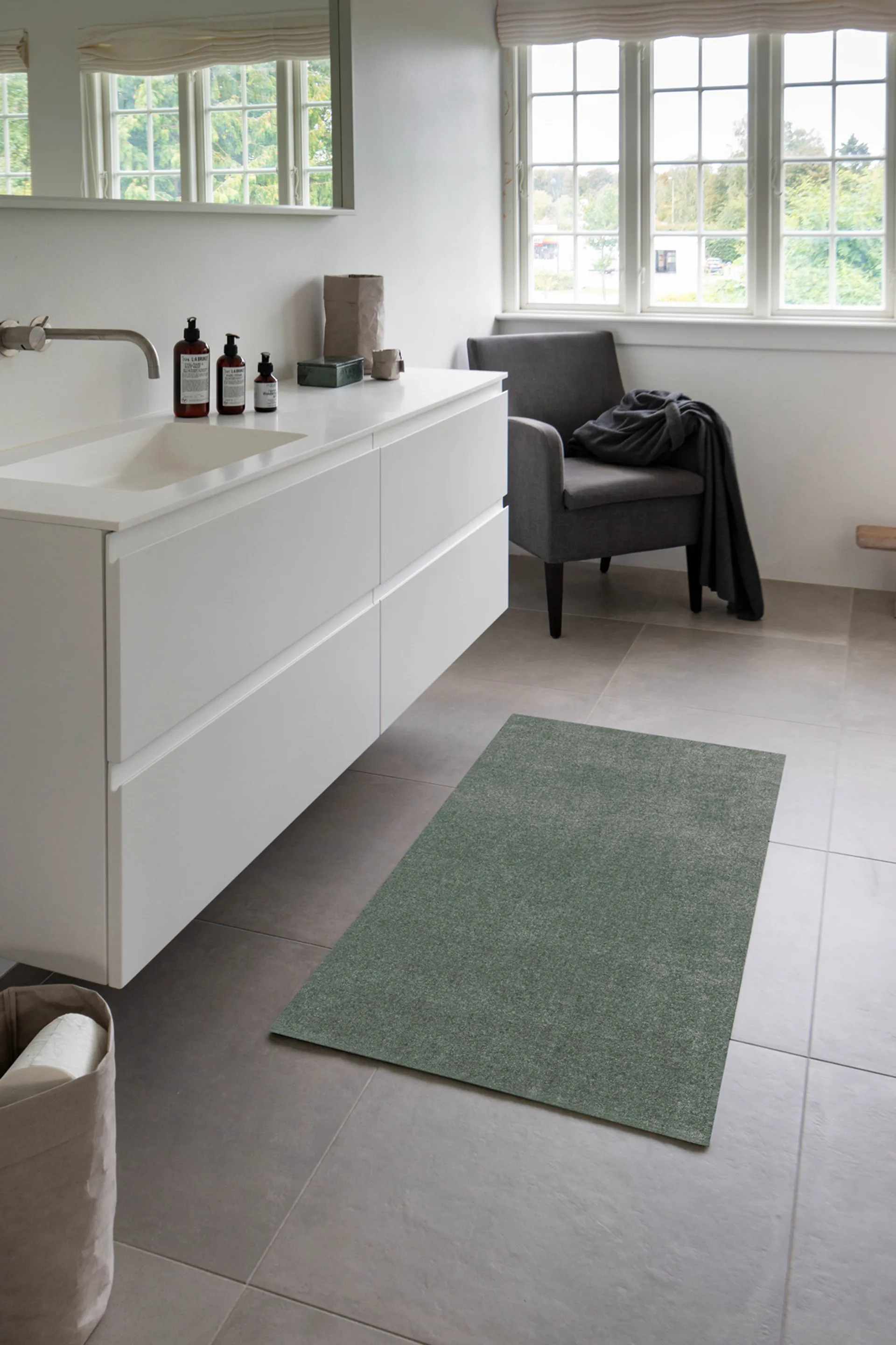 Chodnik Unicolor, Dusty green, 67x120 cm tica copenhagen