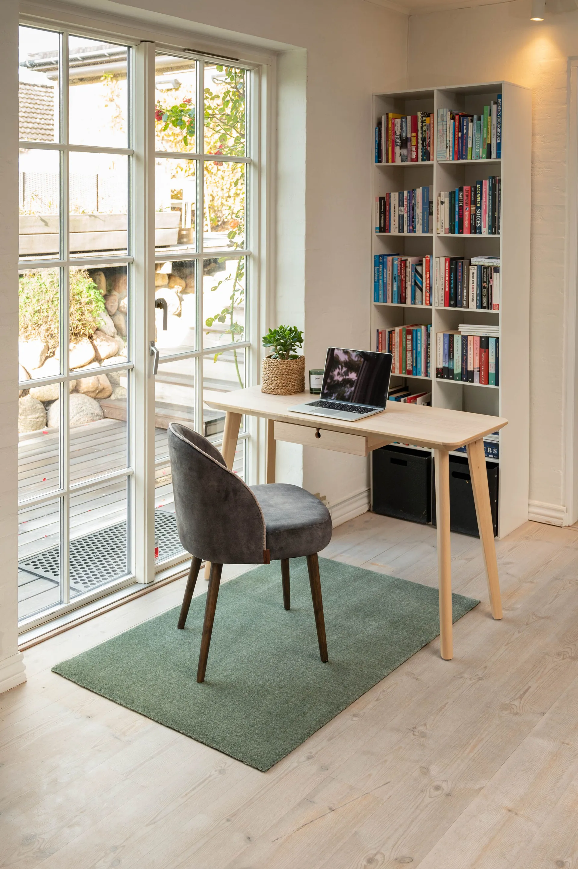 Chodnik Unicolor, Dusty green, 90x130 cm tica copenhagen