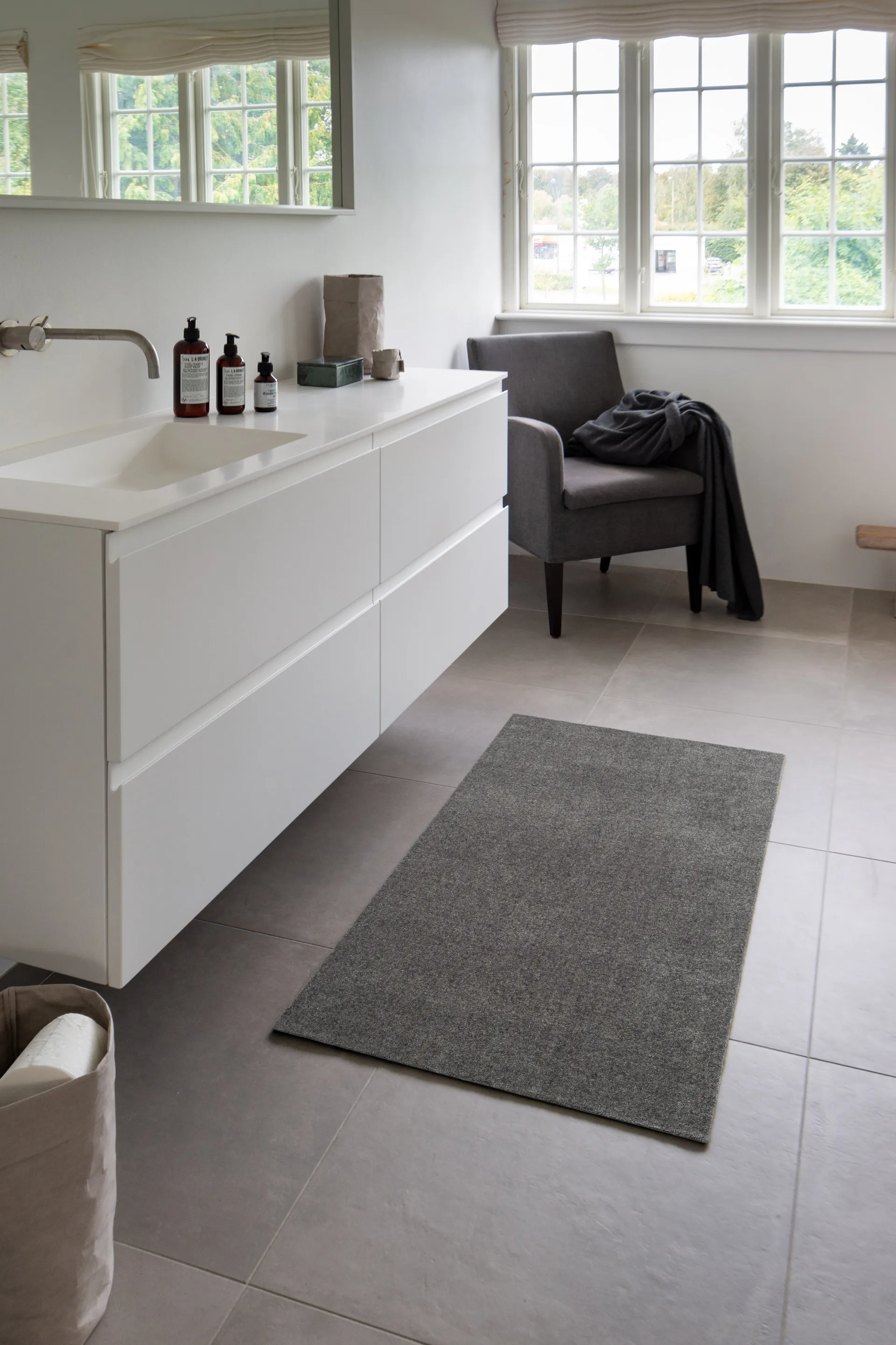 Chodnik Unicolor, Steelgrey, 67x120 cm tica copenhagen