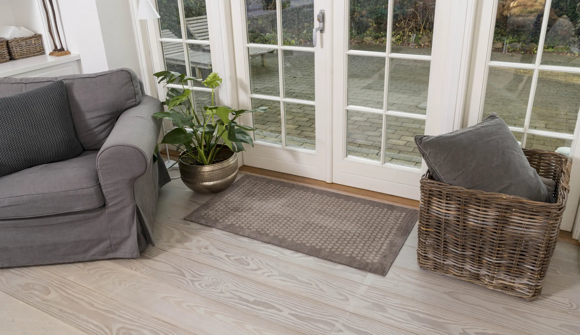 Wycieraczka Dot, Sand, 60x90 cm tica copenhagen