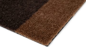 Wycieraczka Stripes by tica, pasy poziome - Cognac-dark brown-black, 40x60 cm - tica copenhagen