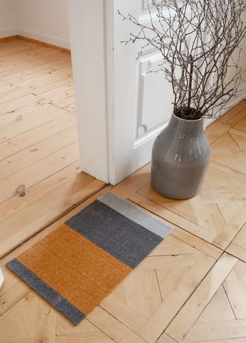 Wycieraczka Stripes by tica, pasy poziome - Grey-grey-dijon, 40x60 cm - tica copenhagen