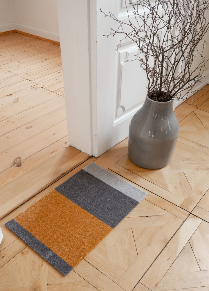 Wycieraczka Stripes by tica, pasy poziome, Grey-grey-dijon, 40x60 cm tica copenhagen