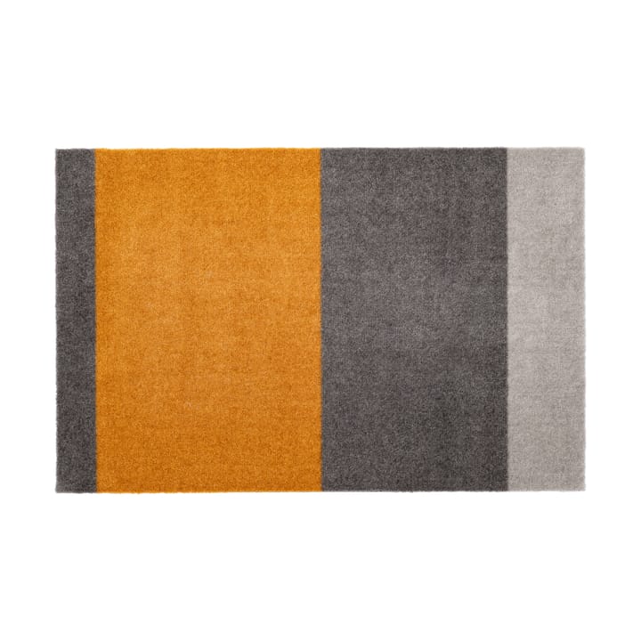 Wycieraczka Stripes by tica, pasy poziome - grey-grey-dijon, 60x90 cm - tica copenhagen