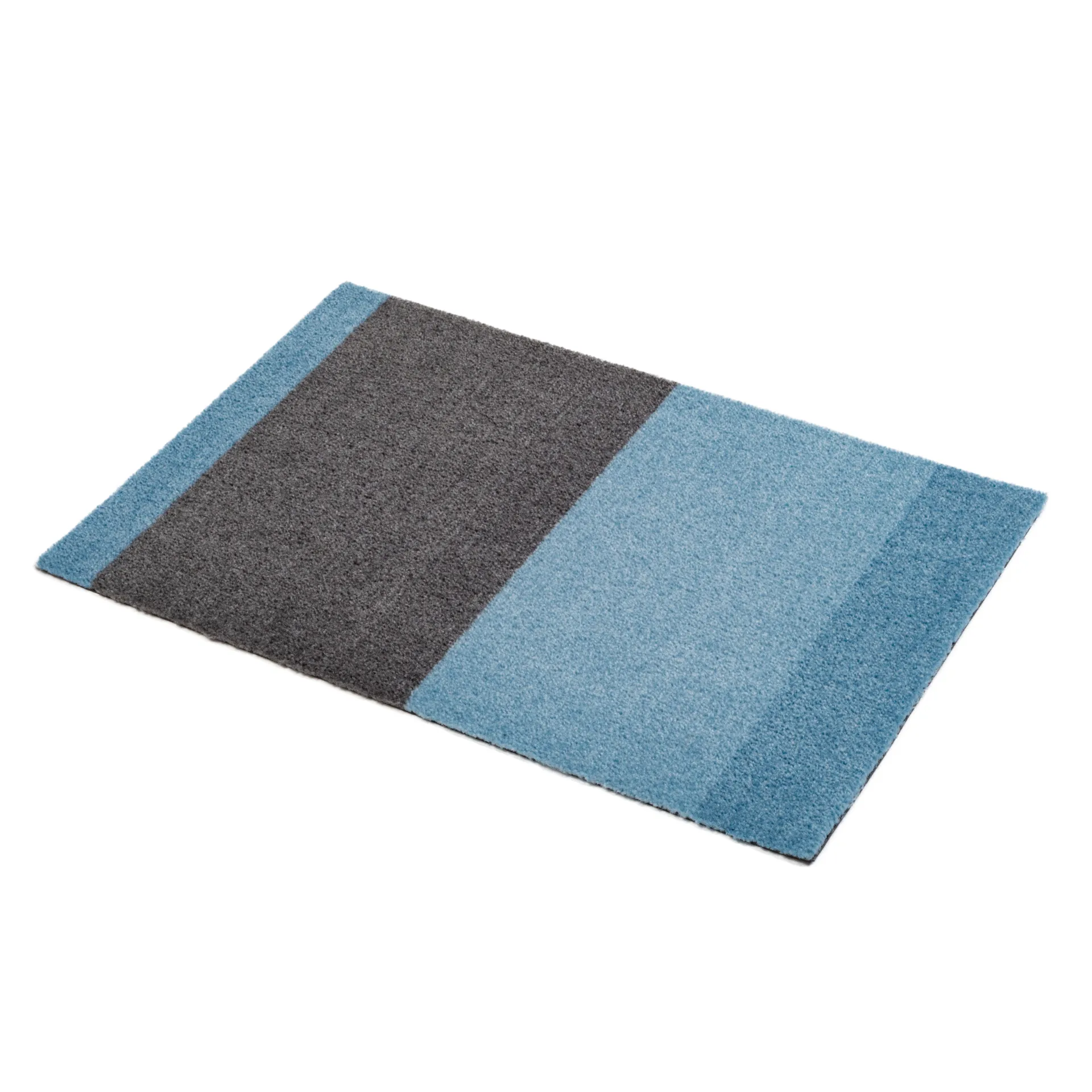 Wycieraczka Stripes pasy poziome, Blue-steel grey, 40x60 cm tica copenhagen