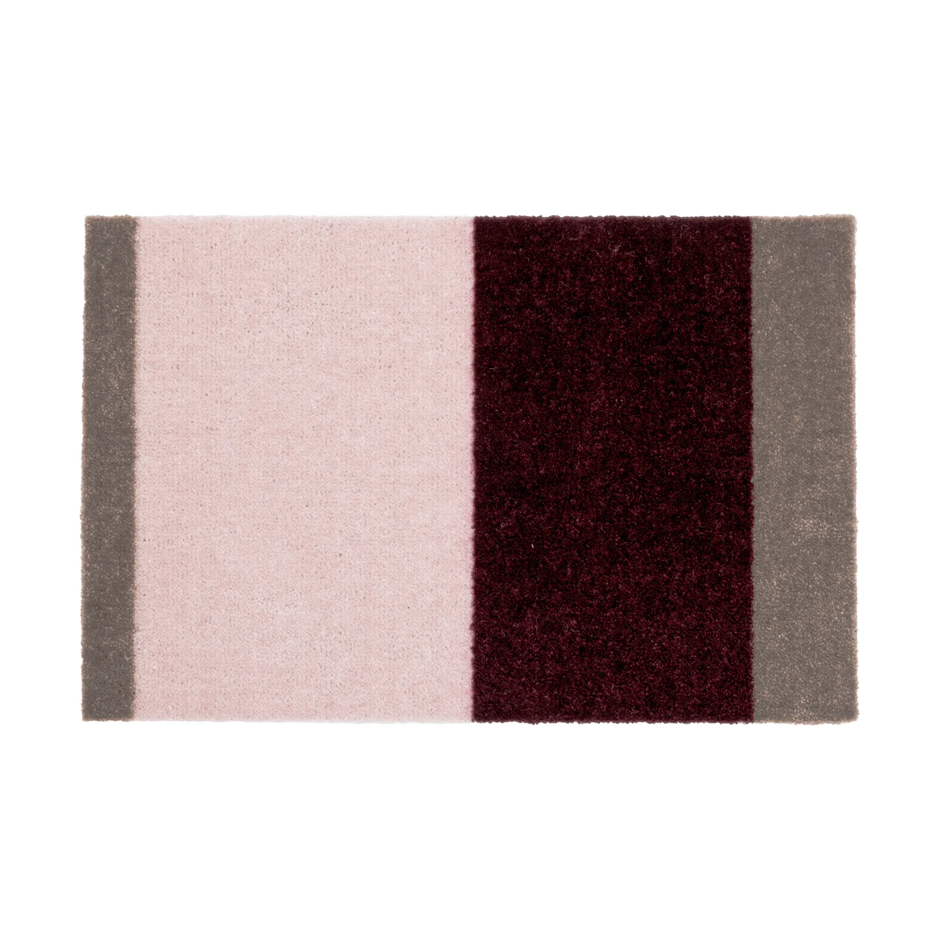 Wycieraczka Stripes pasy poziome, Bordeaux-rose-sand, 40x60 cm tica copenhagen