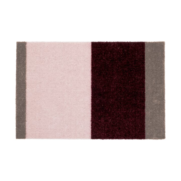 Wycieraczka Stripes pasy poziome - Bordeaux-rose-sand, 40x60 cm - Tica copenhagen