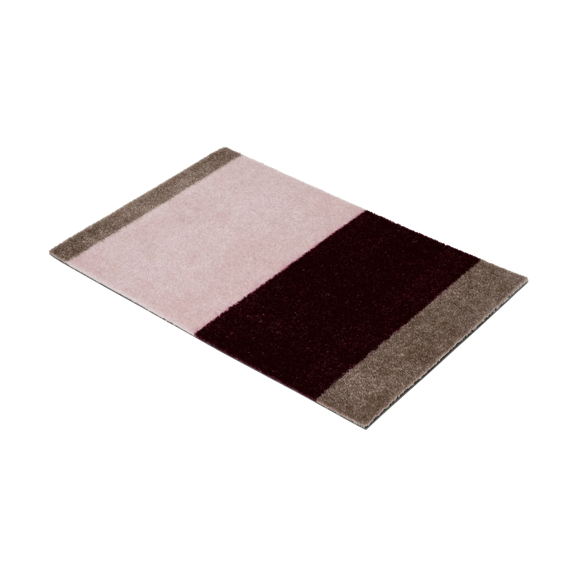 Wycieraczka Stripes pasy poziome, Bordeaux-rose-sand, 40x60 cm tica copenhagen