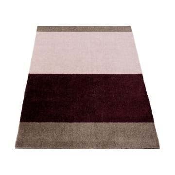 Wycieraczka Stripes pasy poziome - Bordeaux-rose-sand, 60x90 cm - tica copenhagen