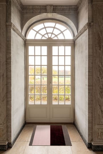 Wycieraczka Stripes pasy poziome - Bordeaux-rose-sand, 60x90 cm - tica copenhagen