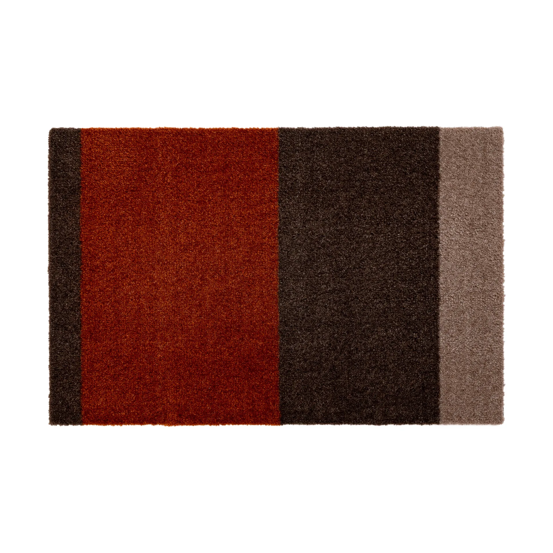 Wycieraczka Stripes pasy poziome, Brown-terrakotta, 40x60 cm tica copenhagen