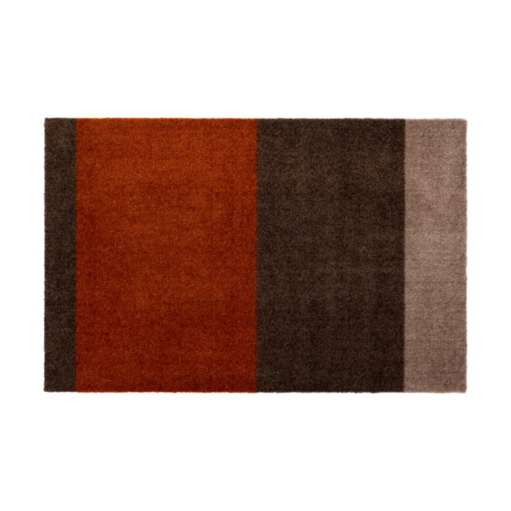 Wycieraczka Stripes pasy poziome - Brown-terrakotta, 60x90 cm - Tica copenhagen