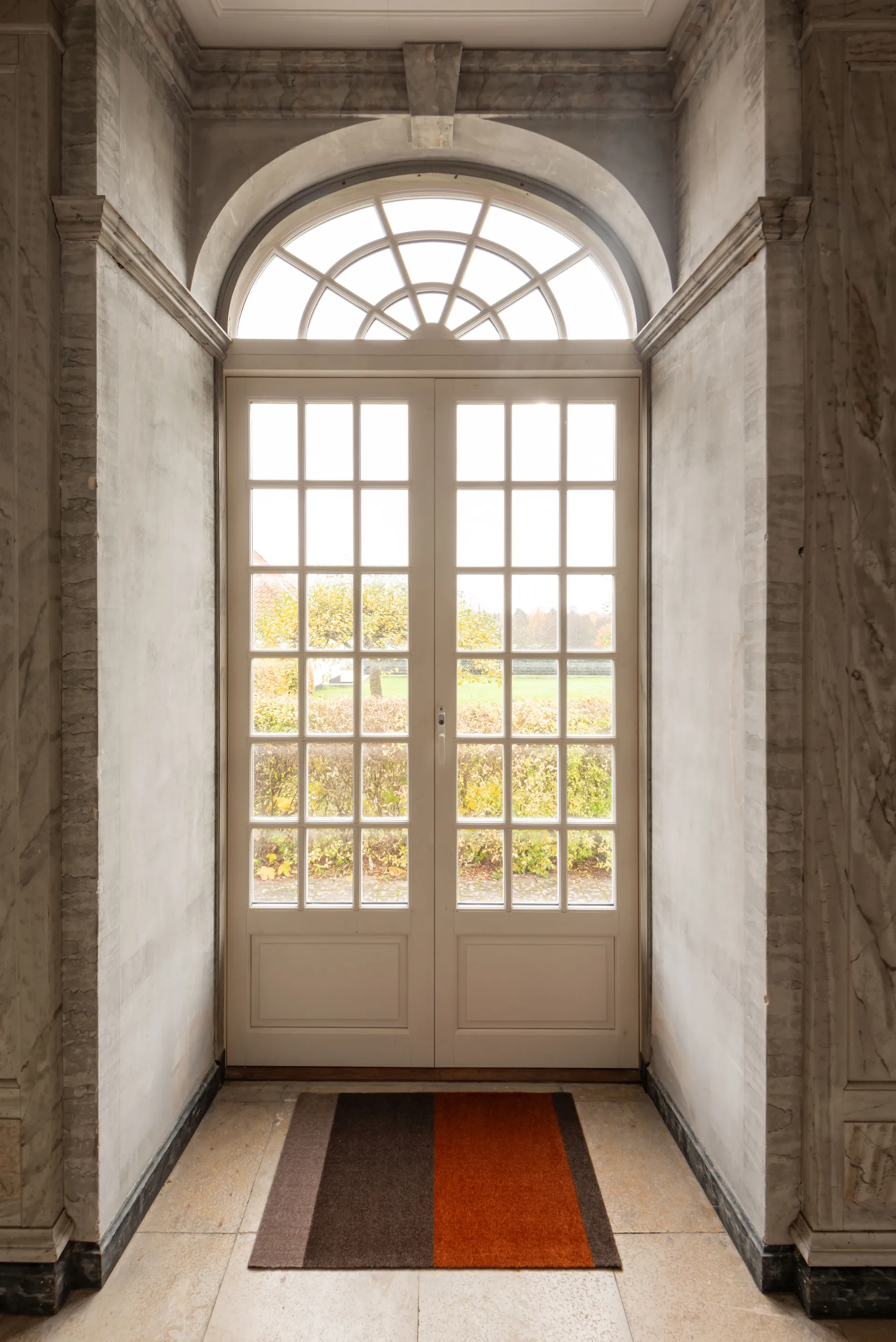 Wycieraczka Stripes pasy poziome, Brown-terrakotta, 60x90 cm tica copenhagen