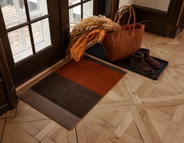 Wycieraczka Stripes pasy poziome - Brown-terrakotta, 60x90 cm - tica copenhagen