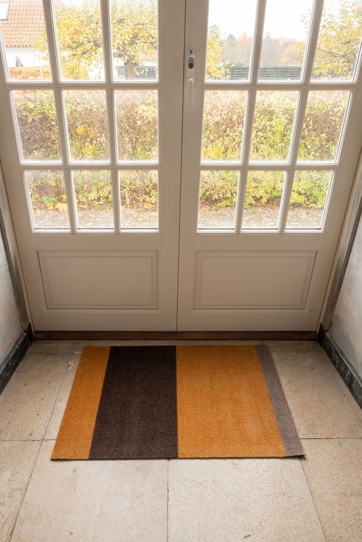 Wycieraczka Stripes pasy poziome, Dijon-brown-sand, 60x90 cm tica copenhagen