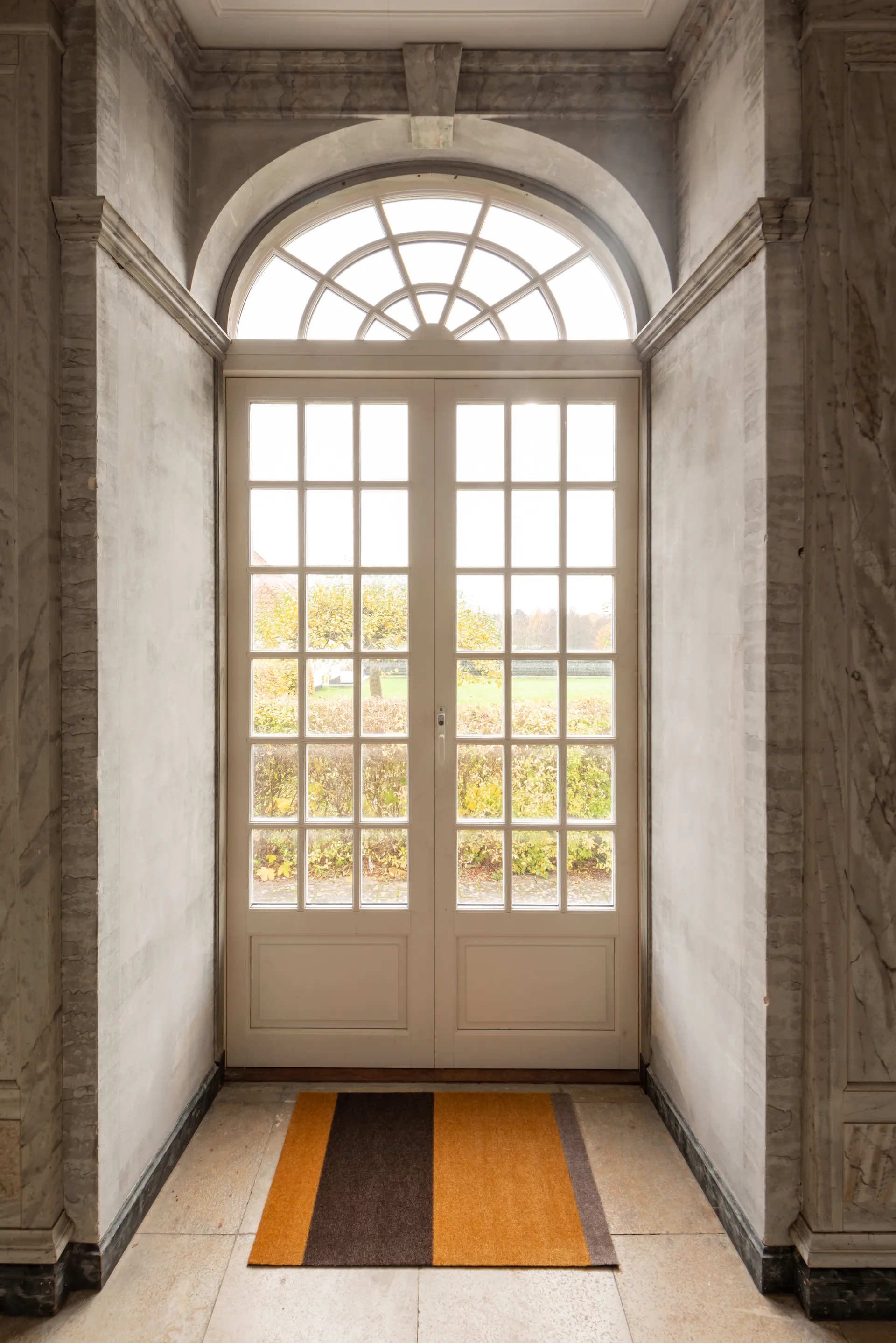 Wycieraczka Stripes pasy poziome, Dijon-brown-sand, 60x90 cm tica copenhagen