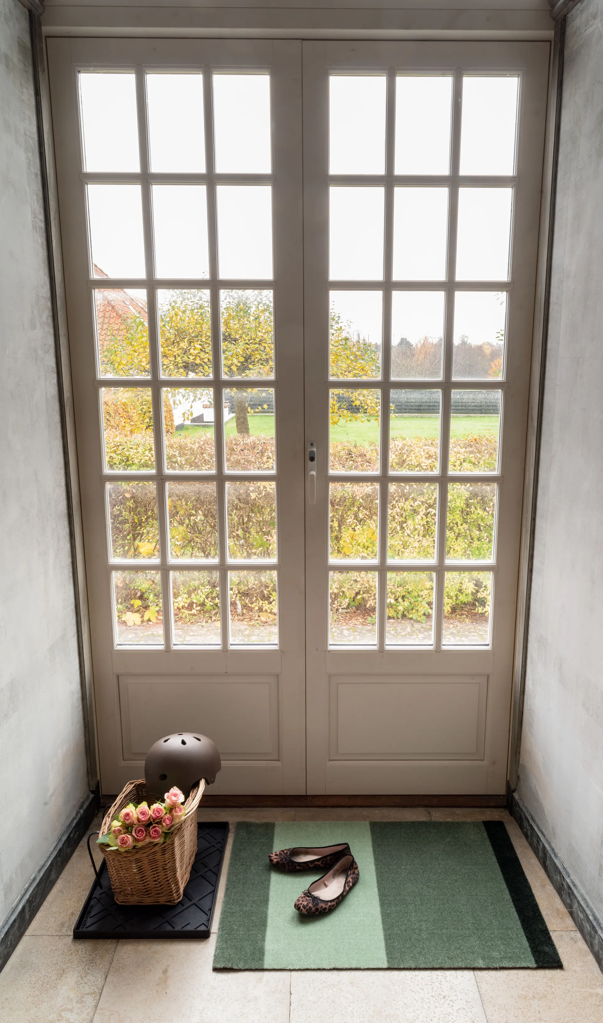 Wycieraczka Stripes pasy poziome, Green, 60x90 cm tica copenhagen