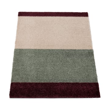 Wycieraczka Stripes pasy poziome - Green-ivory-bordeaux, 40x60 cm - tica copenhagen