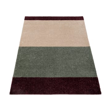 Wycieraczka Stripes pasy poziome - Green-ivory-bordeaux, 60x90 cm - tica copenhagen