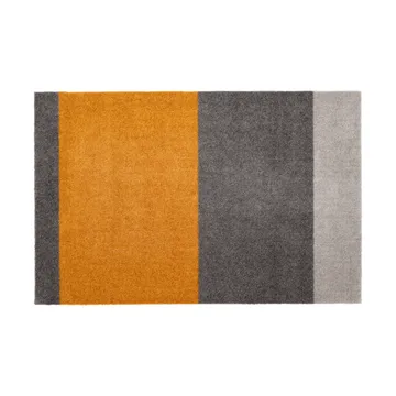 Wycieraczka Stripes pasy poziome - Grey-grey-dijon, 60x90 cm - tica copenhagen