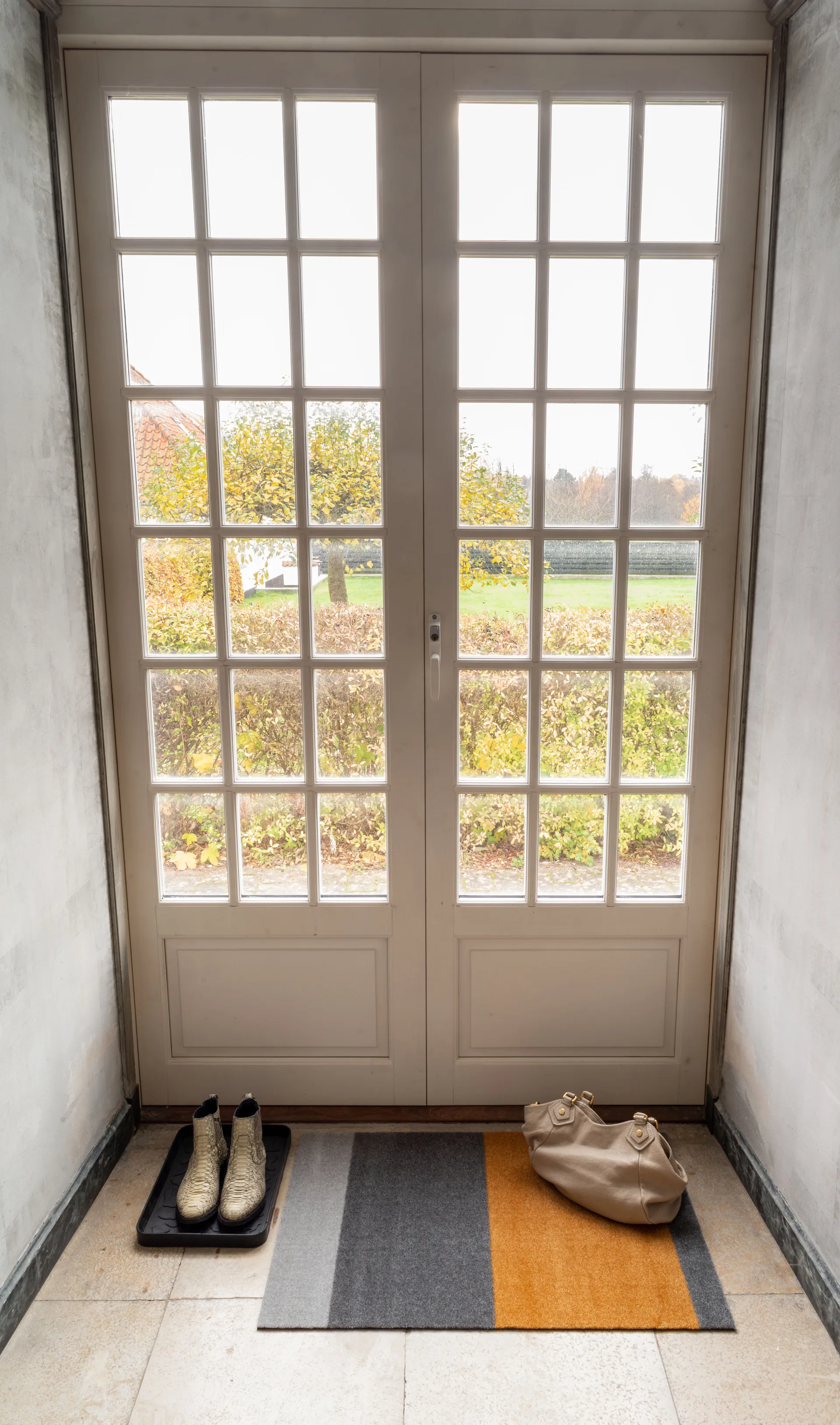 Wycieraczka Stripes pasy poziome, Grey-grey-dijon, 60x90 cm tica copenhagen