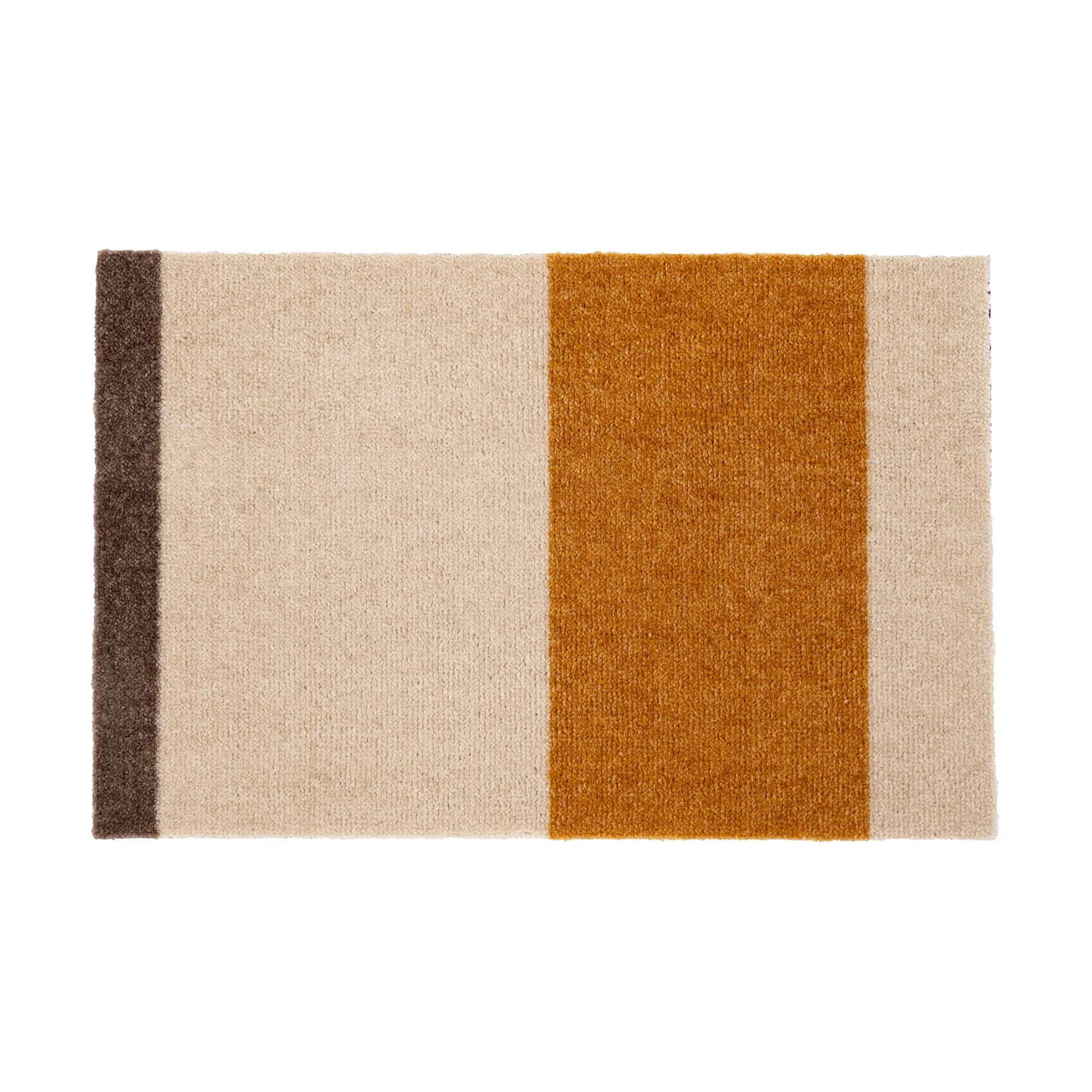 Wycieraczka Stripes pasy poziome, Ivory-dijon-brown, 40x60 cm tica copenhagen