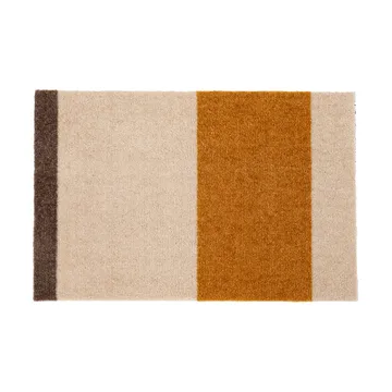 Wycieraczka Stripes pasy poziome - Ivory-dijon-brown, 40x60 cm - tica copenhagen