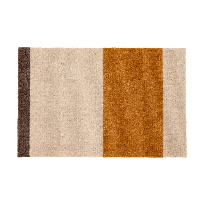 Wycieraczka Stripes pasy poziome - Ivory-dijon-brown, 40x60 cm - Tica copenhagen