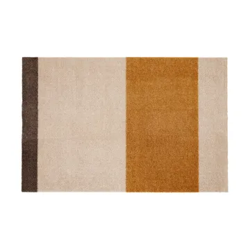 Wycieraczka Stripes pasy poziome - Ivory-dijon-brown, 60x90 cm - tica copenhagen